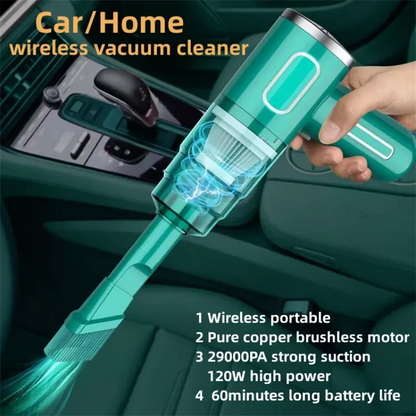 AuraMivo 29000Pa Cordless Handheld Mini Vacuum Cleaner for Car & Home