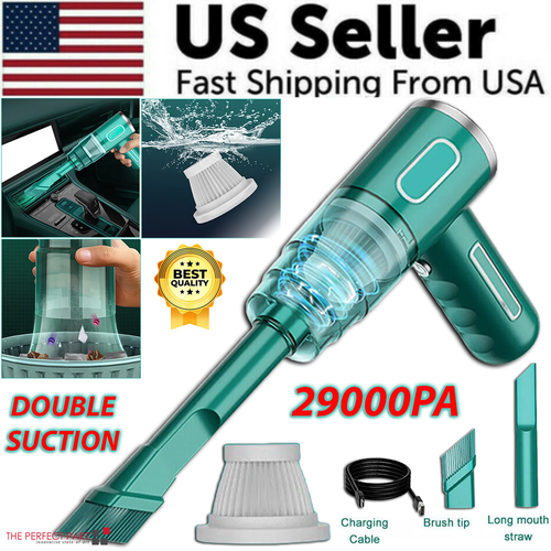 AuraMivo 29000Pa Cordless Handheld Mini Vacuum Cleaner for Car & Home